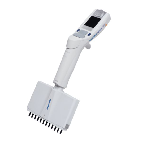 Eppendorf Pipette Xplorer® plus, 12-Kanal, variabel, 0,5-10 µL, mittelgrau, 4861000775