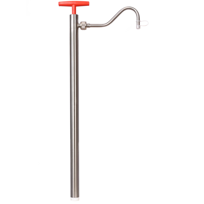 Bürkle Fasspumpe Edelstahl Auslaufbogen, 57 cm Eintauchtiefe, für Gebinde bis 60 l, 5601-0500