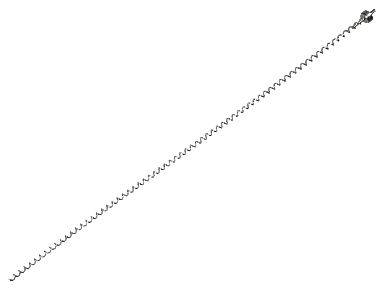 Bürkle PowderProof Förderspirale, Edelstahl V4A/V2A, Granulate, 120 cm, 5302-1217, Produktansicht