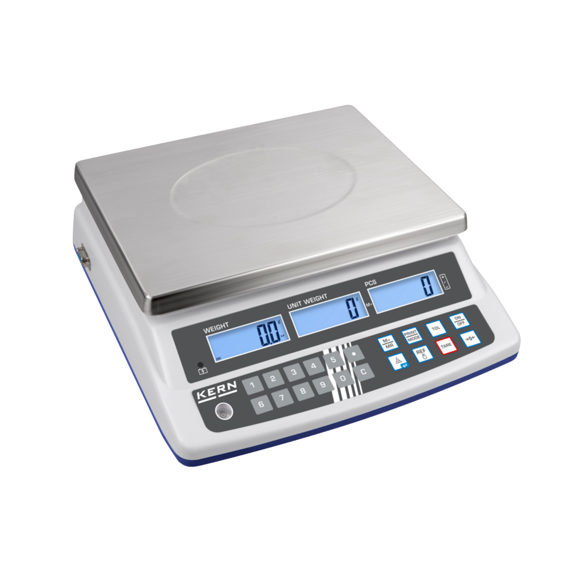 KERN CPE 15K-3 Kompakt-Zählwaage, 15 kg / 0,5 g, 3 Displays