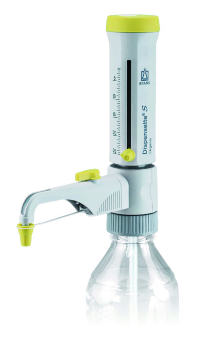 Brand Flaschenaufsatz-Dispenser, Dispensette® S, Organic, Analog, DE-M, 2,5-25 ml, mit RDV, #4630151