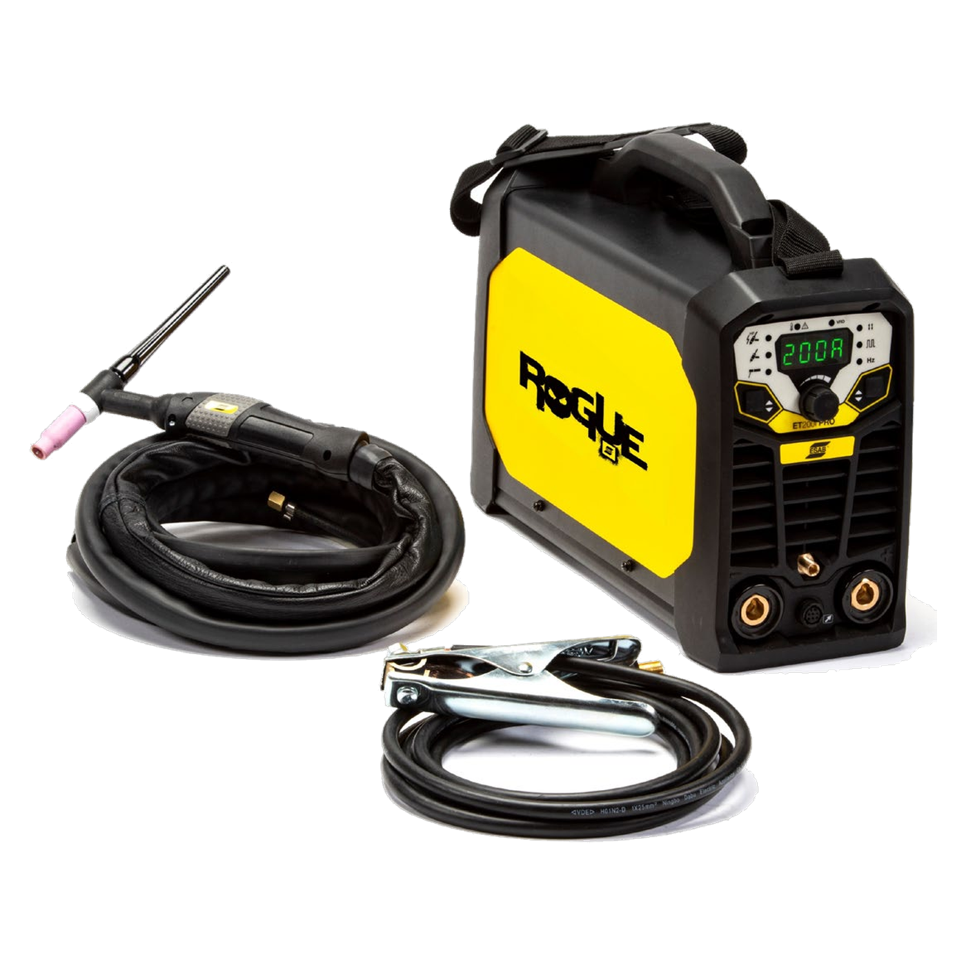ESAB Rogue ET 200iP PRO WIG-Inverter mit HF-Zündung, E-Hand (MMA) und Puls, 200 A, 115/230 V