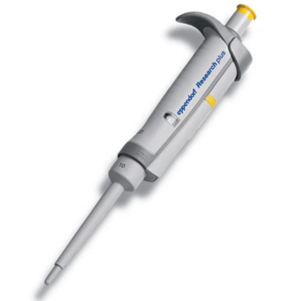 Eppendorf Pipette Research plus G, Einkanal, fix, 10 µL gelb, 3124000024