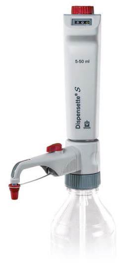 Brand Flaschenaufsatz-Dispenser, Dispensette S, Digital, DE-M, 5-50 ml, mit RDV, 4600361