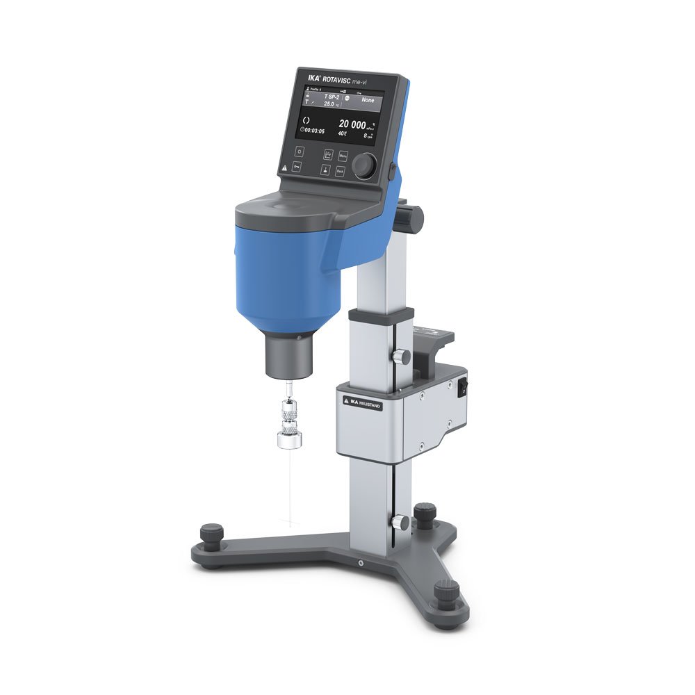 IKA ROTAVISC me-vi HELI Complete, Rotationsviskosimeter auf motorbetriebenem HELISTAND-Stativ mit Spindel