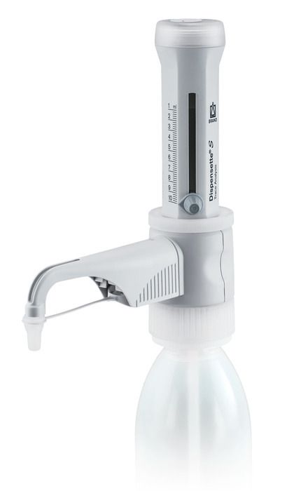 Brand Flaschenaufsatz-Dispenser, Dispensette® S, Trace Analysis, DE-M, Tantal-Feder, 1-10 ml, ohne RDV, #4640240