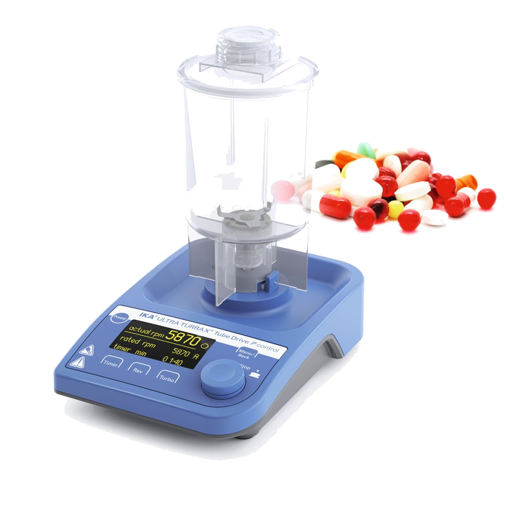 IKA UTTD control Pharma Solution Dispergierer-Set, Dissolver-Mischgefäß DIS-300-S-M, 400 bis 8.000 rpm, 0010013297, Produktansicht