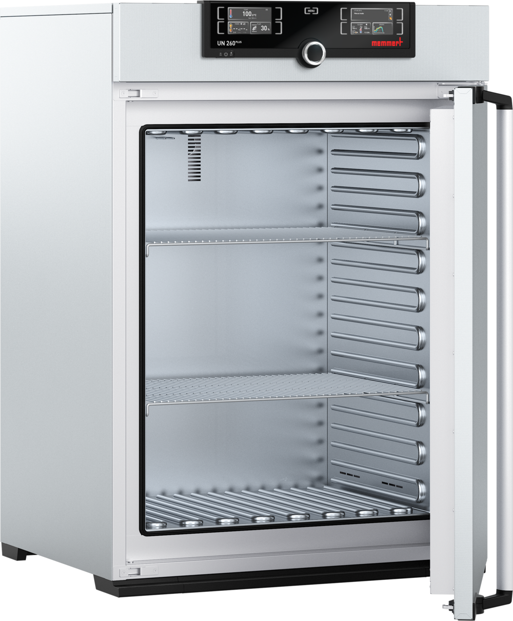 Memmert Universalschrank UN260plus, 256 Liter, TwinDISPLAY, Naturkonvektion, 300 °C