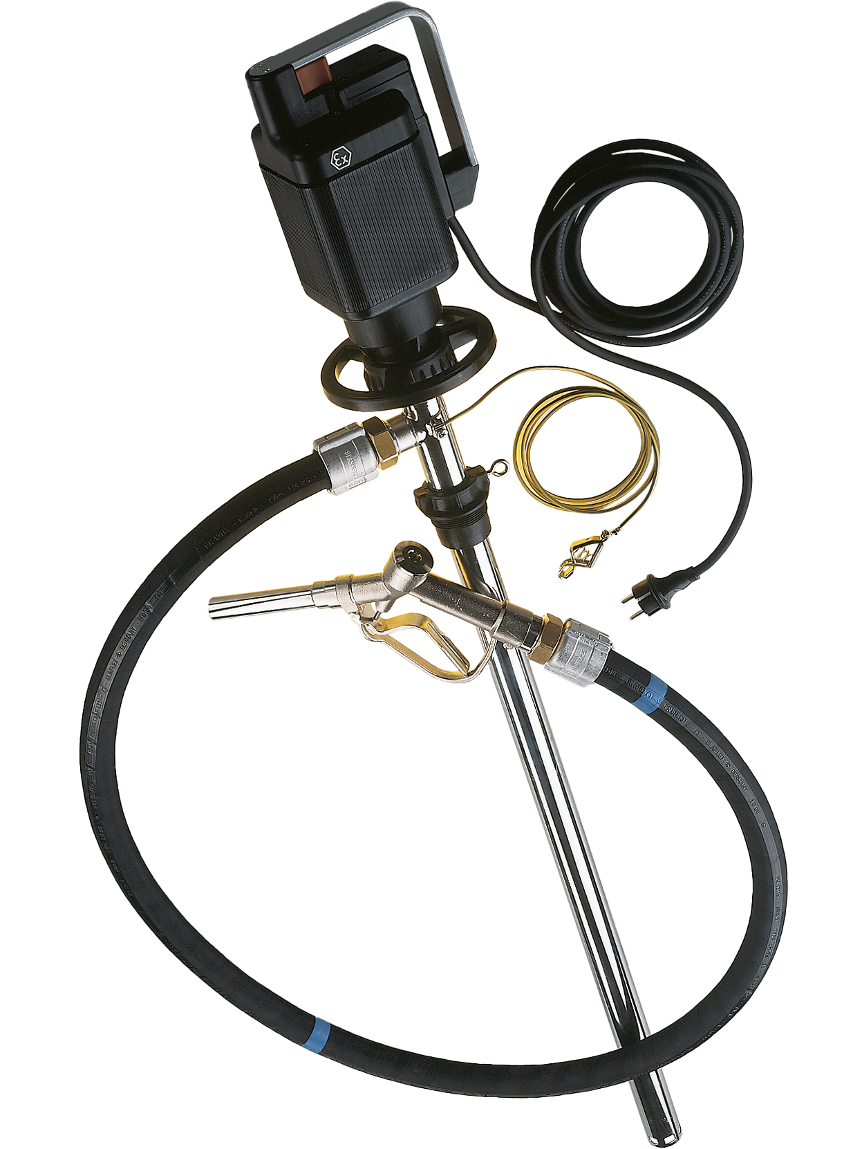 Bürkle Fasspumpe für Lösemittel, elektrische Kreiselpumpe, Messing/Edelstahl, 5763-0301, Produktansicht