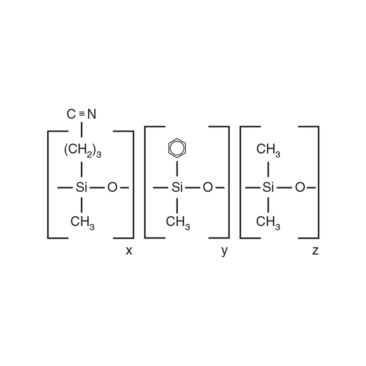 Restek Rtx-1301 GC-Kapillarsäule, 30 m, 0,53 mm ID, 3,00 µm, Strukturformel der stationären Phase