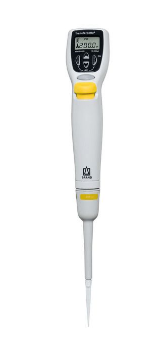 Brand Transferpette® electronic, DE-M, 10-200 µl, ohne Netzteil, #705343