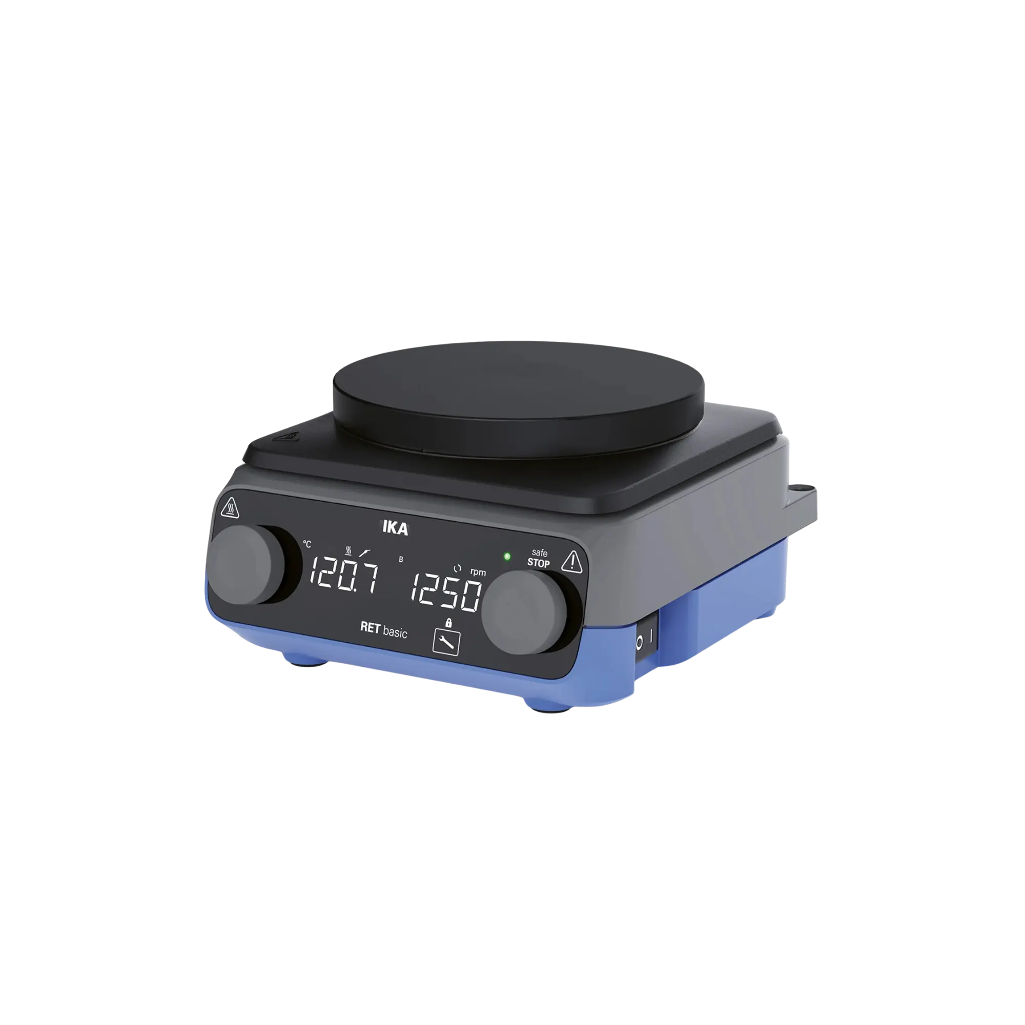 IKA Magnetrührer RET basic anodized mit Heizung, eloxierte Aluminium-Aufstellfläche, WLAN/LAN, 0020133787