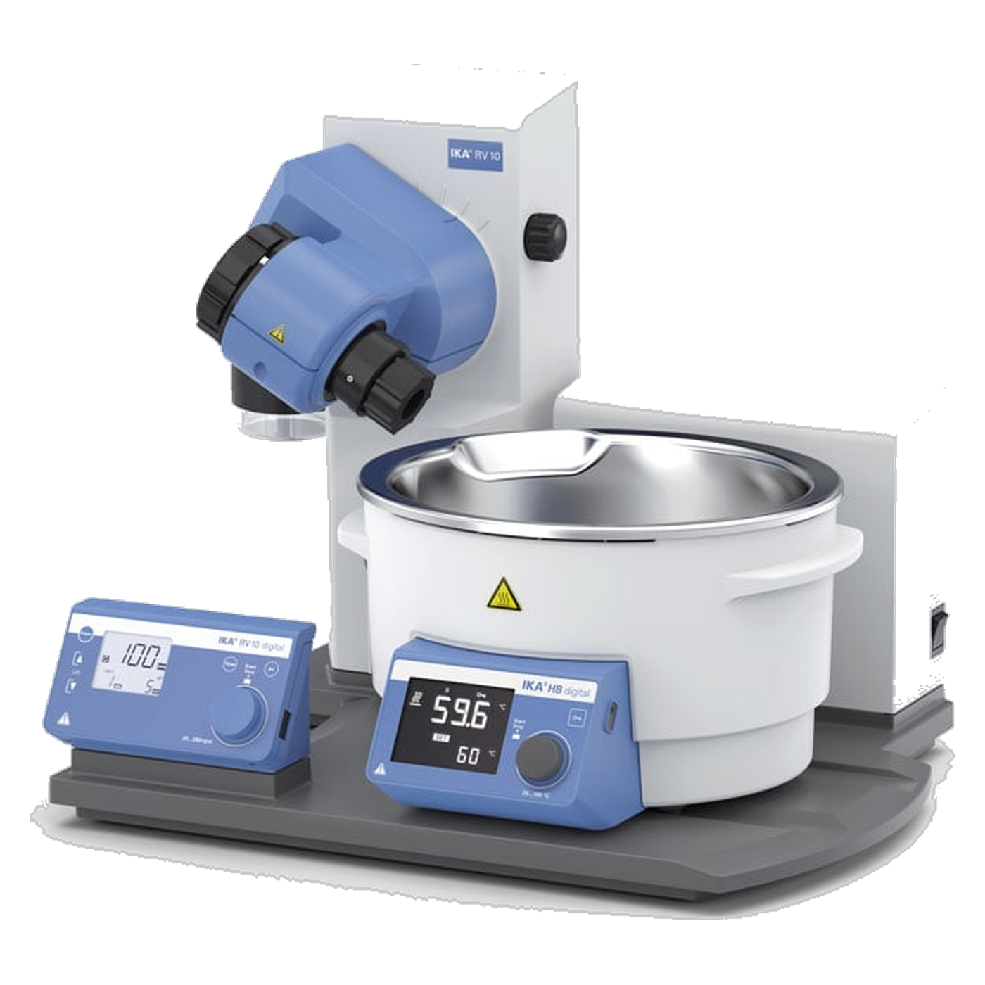 IKA RV 10 digital FLEX Rotationsverdampfer, ohne Glassatz, Heizbad HB 10, bis 280 rpm