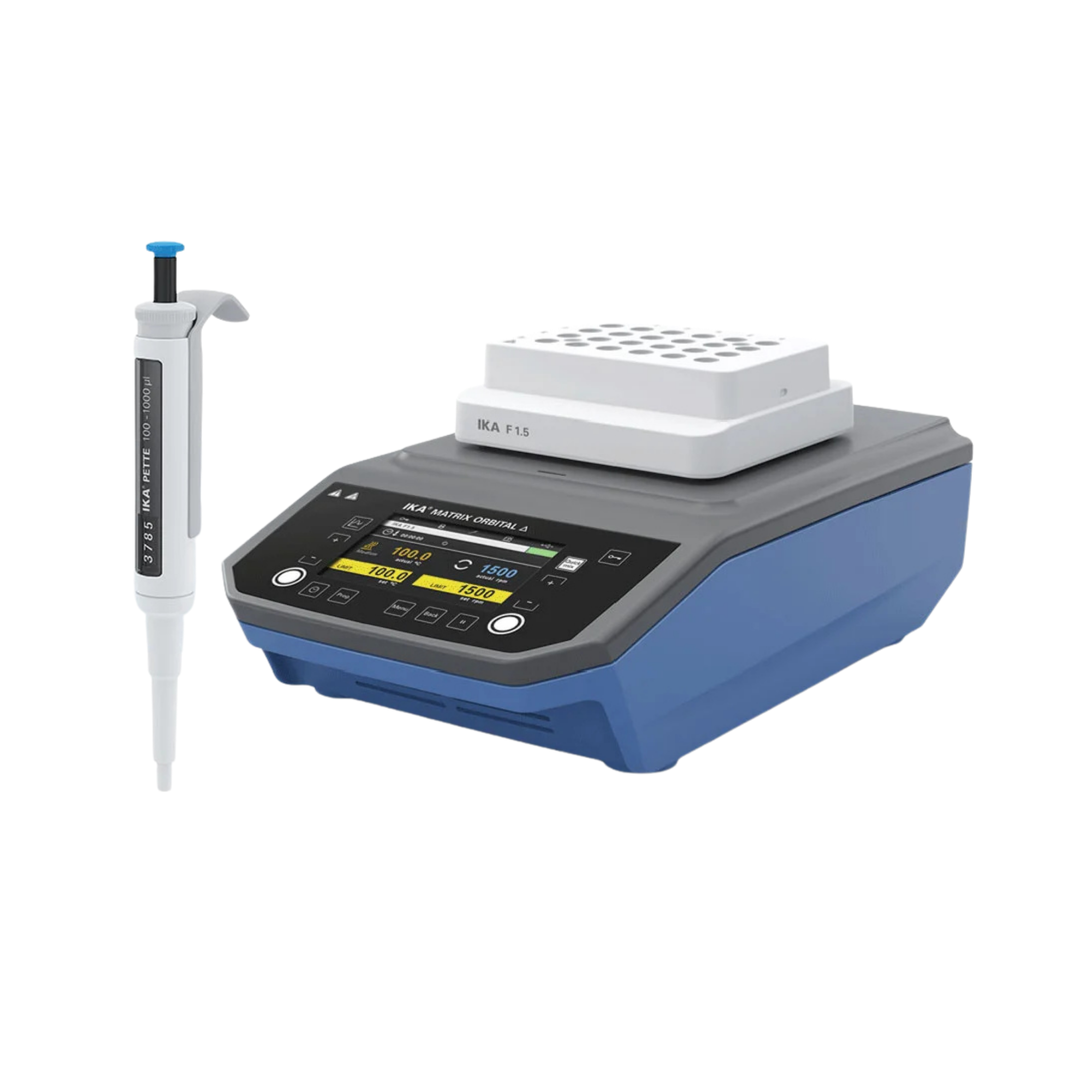 IKA MATRIX Orbital Delta F1.5, Thermoschüttler-Set (1,5 ml) inkl. Pipette, 0010006249