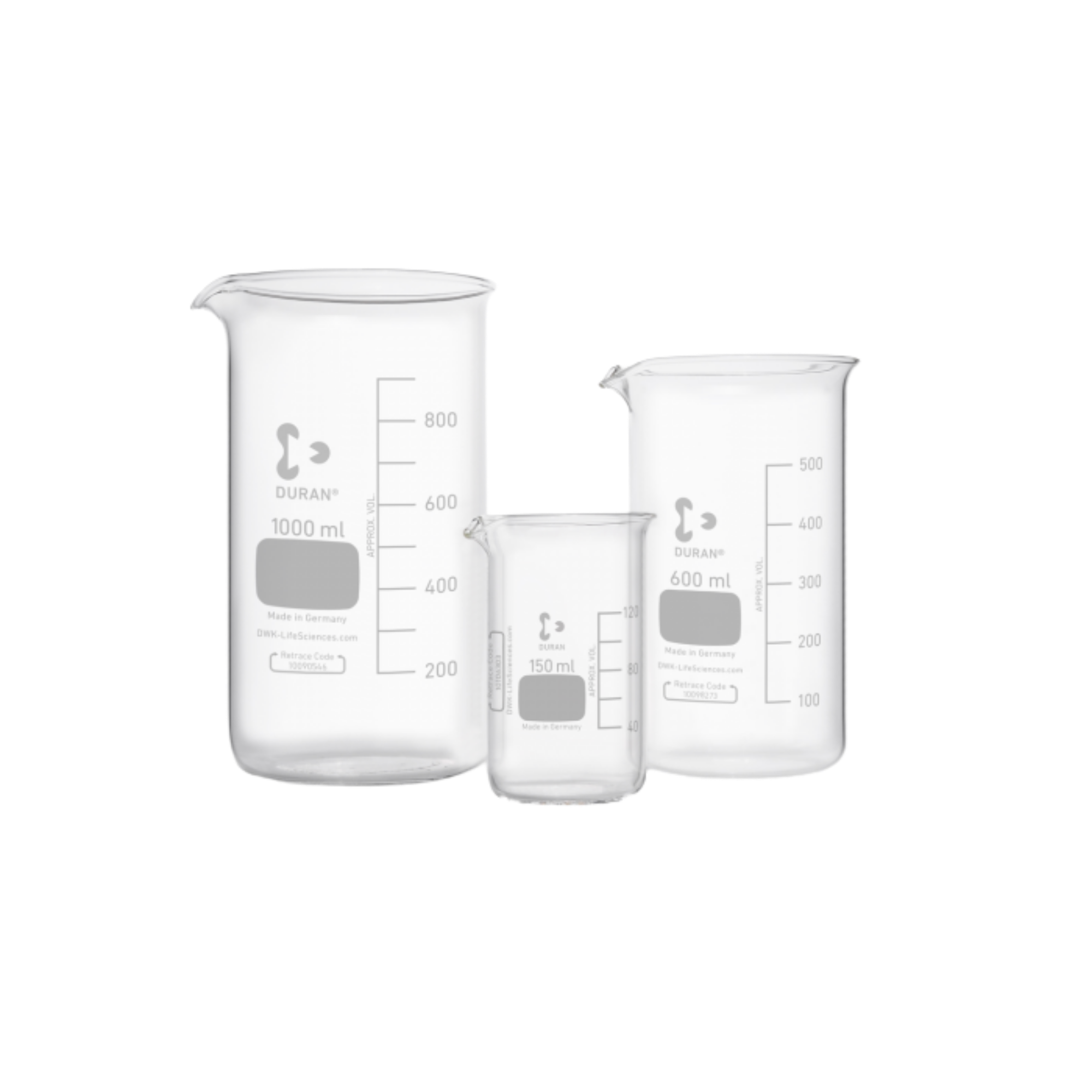 DURAN Becher, hohe Form, mit Teilung und Ausguss (50 ml - 3000 ml) - 1000 ml