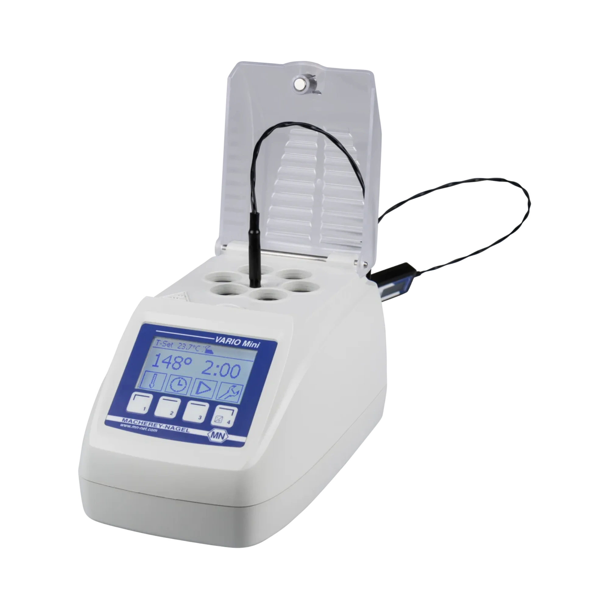 Macherey-Nagel Thermoblock NANOCOLOR VARIO Mini, 6 Positionen, mobiler Betrieb, 919380