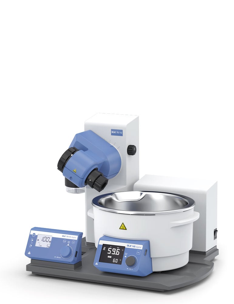 IKA RV 10 digital FLEX Rotationsverdampfer, ohne Glassatz, Heizbad HB 10, bis 280 rpm