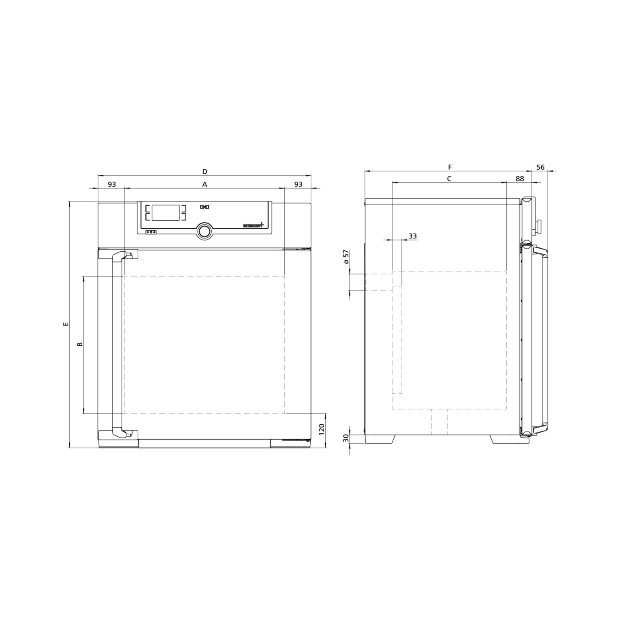 Memmert Brutschrank IF110m, 108 L, SingleDISPLAY, +20 bis +80 °C