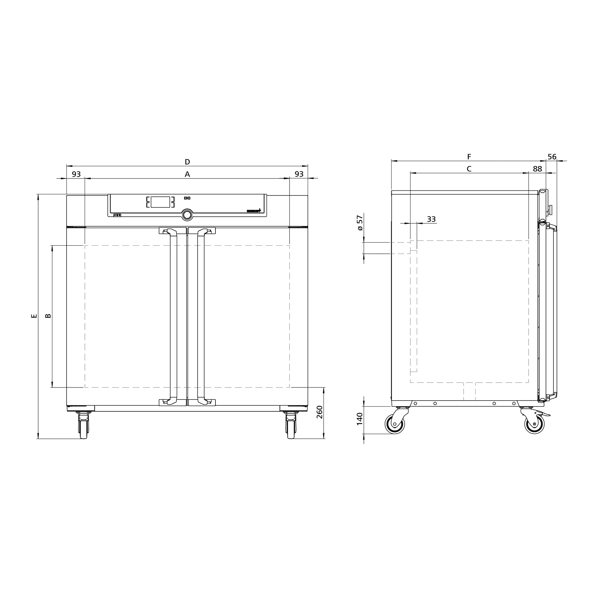 Memmert Heißluftsterilisator SF450, 449 L, Medizinprodukt Klasse IIb