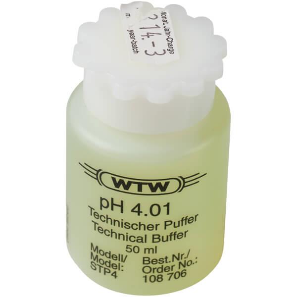 WTW Technische Pufferlösung STP 4, pH 4,01, 50 ml, 108706