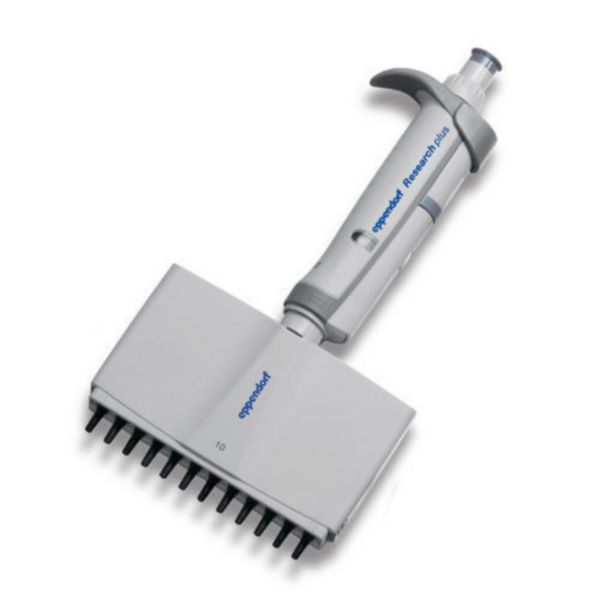 Eppendorf Pipette Research plus G, 12-Kanal, variabel, 0.5 - 10 µL, mittelgrau, 3125000028