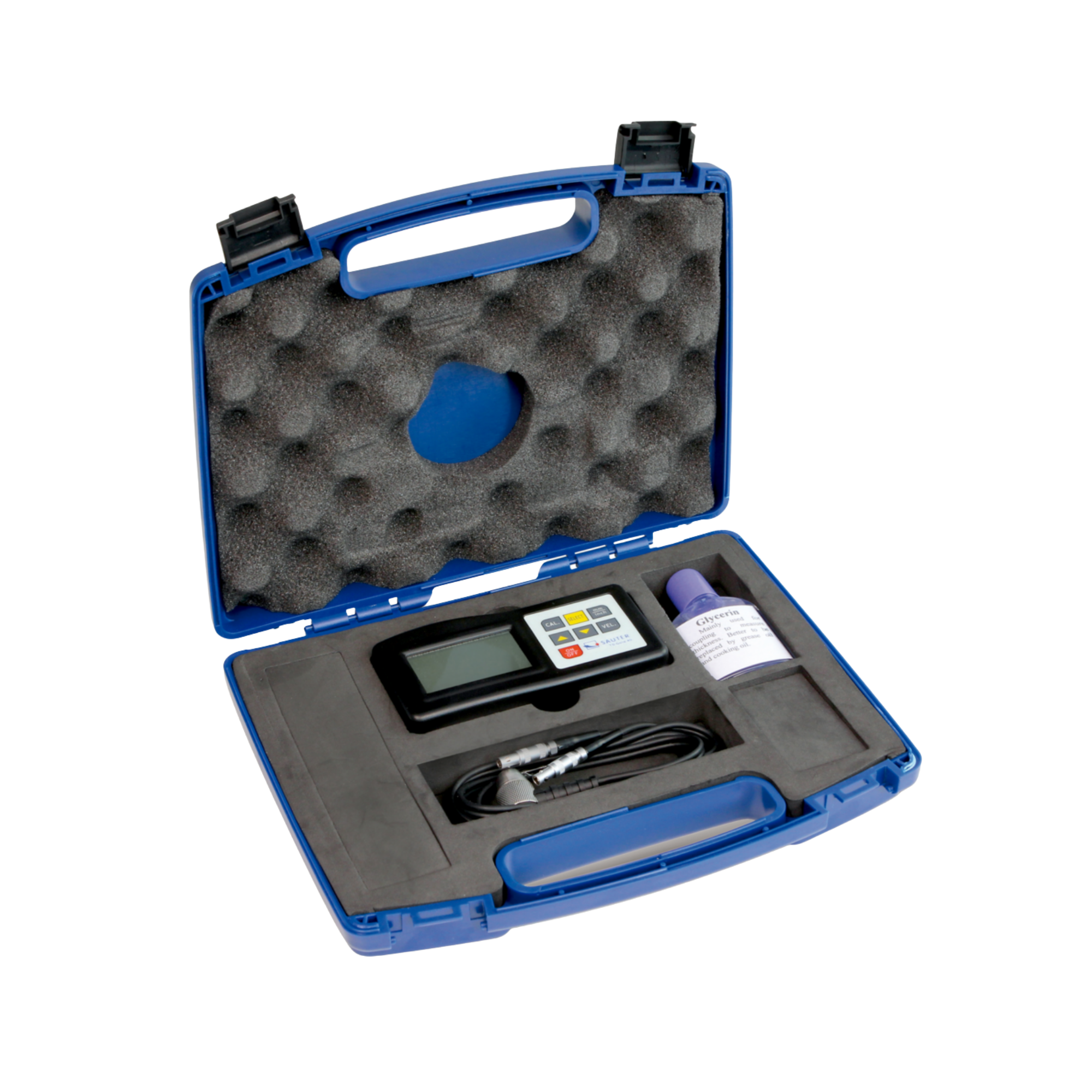 SAUTER TD 225-0.1US Ultraschall-Materialdickenmessgerät, externer Sensor, 225 mm