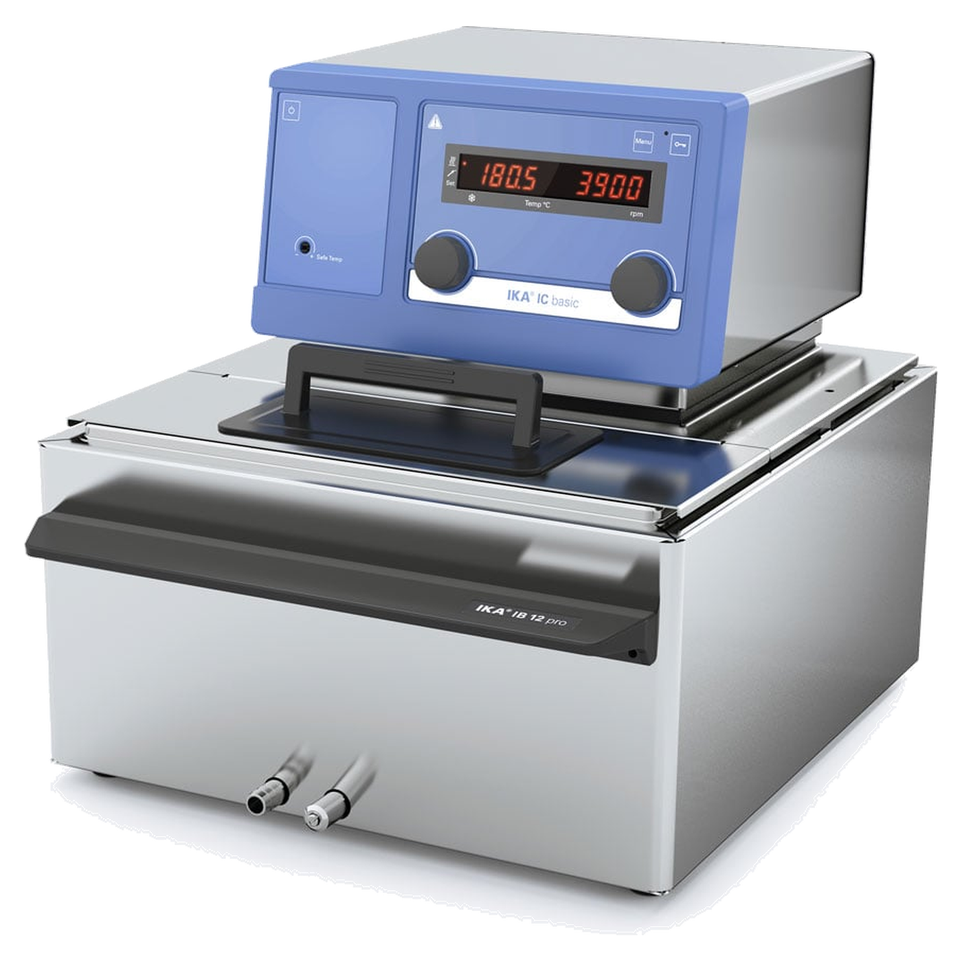 IKA IC basic pro 12 c Bad-Package, Edelstahlbad IB 12 pro mit Deckel, 2.500 W