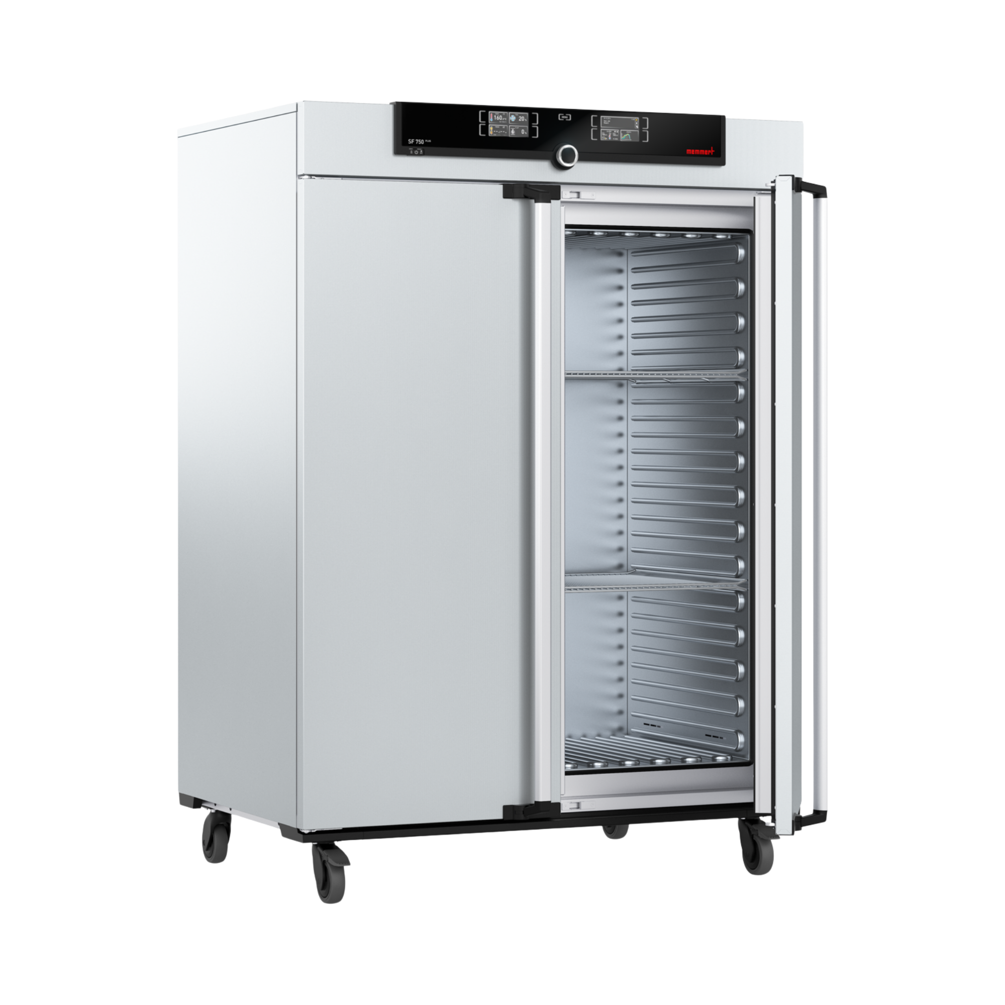 Memmert SF750plus Heißluftsterilisator, 749 l, +250 °C, TwinDISPLAY, Medizinprodukt