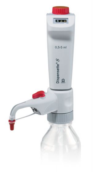 Brand Flaschenaufsatz-Dispenser, Dispensette® S, Digital, DE-M, 0,5-5 ml, mit RDV, #4600331