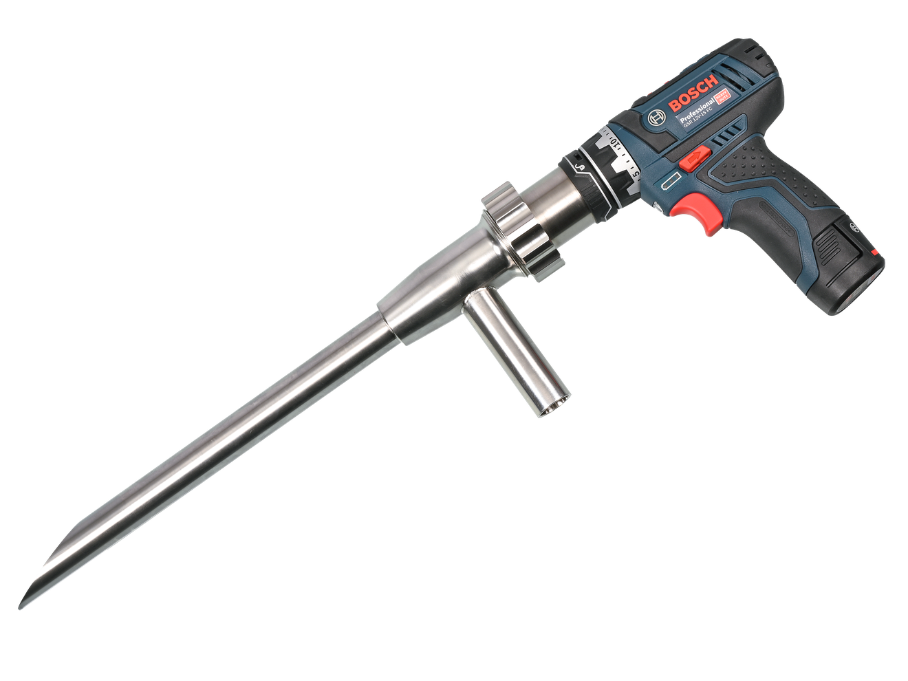 Bürkle PowderProof Probenahmelanze horizontal, Edelstahl V4A/V2A, Pulver und Granulate, Produktansicht