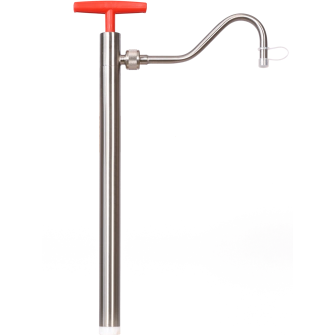 Bürkle Fasspumpe Edelstahl Auslaufbogen, 36 cm Eintauchtiefe, für Gebinde bis 30 l, 5601-0400