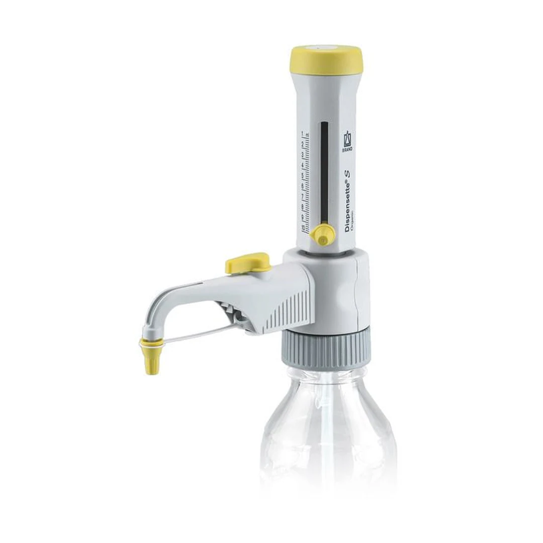 Brand Dispensette S Organic Flaschenaufsatz-Dispenser, Analog, 1-10 ml, mit Rückdosierventil, DE-M, 4630141, Produktansicht Brand