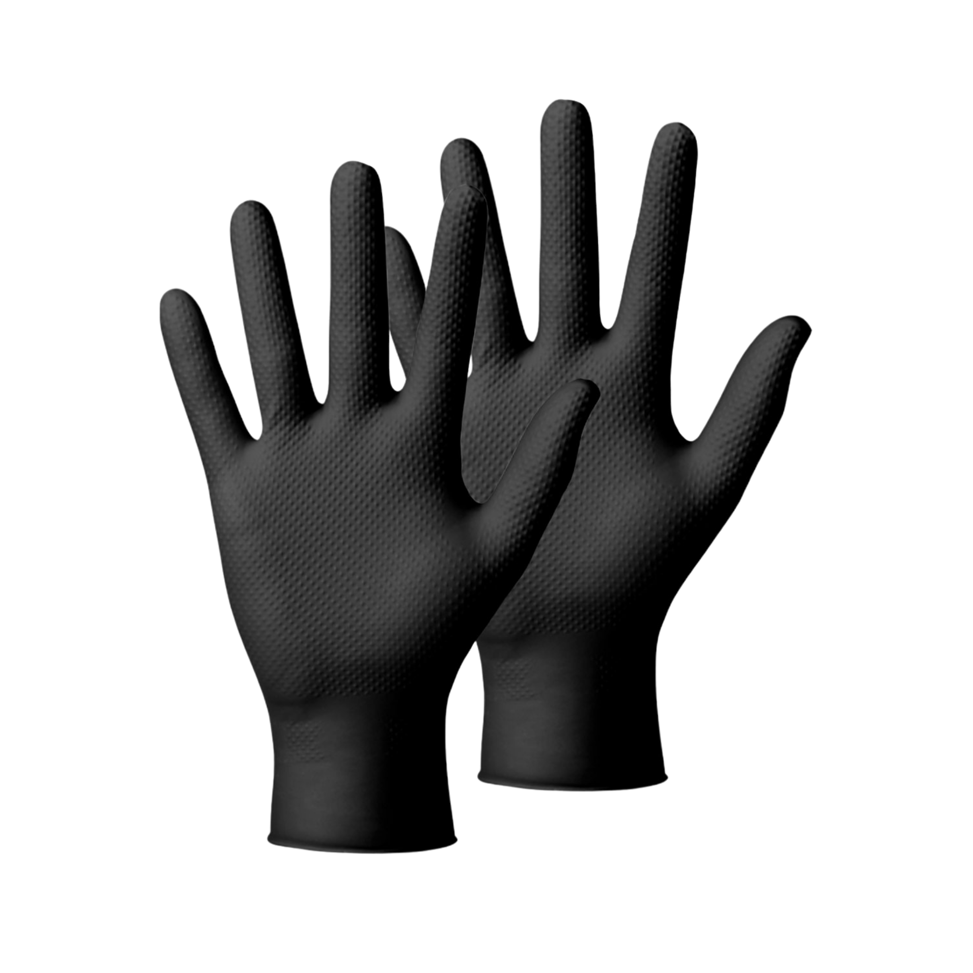 Meditrade Nitril StellarGrip Schwarz Schutzhandschuhe, 500er-Karton (10 x 50er-Box), PSA Klasse III - M