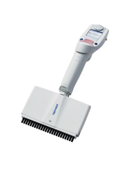 Eppendorf Pipette Xplorer® plus, 24-Kanal, variabel, 1 – 20 µL, hellrosa, 4861000779