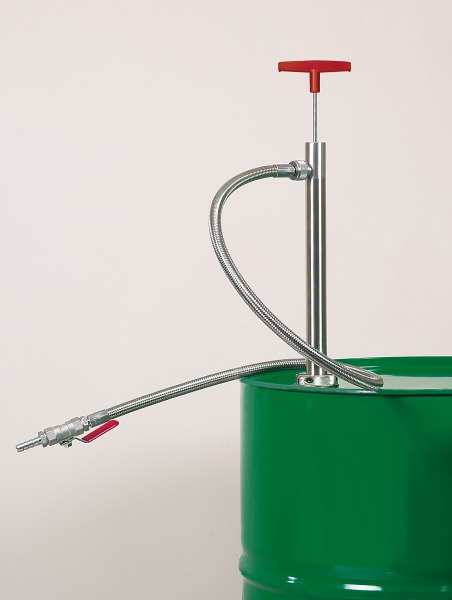 Bürkle, Fasspumpe Edelstahl mit Schlauch und Hahn, 91cm, #5601-0801