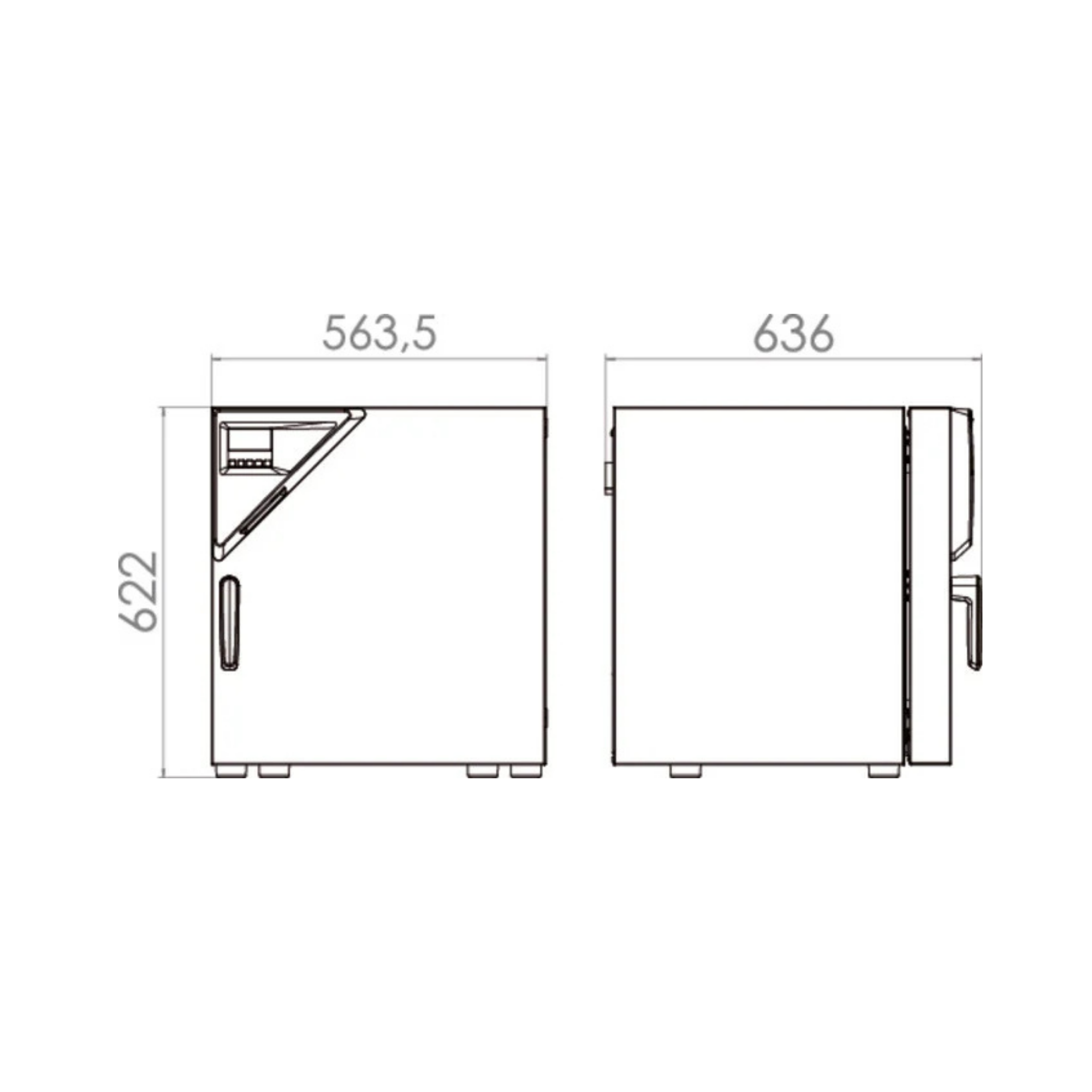 Binder BD 56 Standard-Inkubator mit natürlicher Konvektion, 57 l, 9010-0323