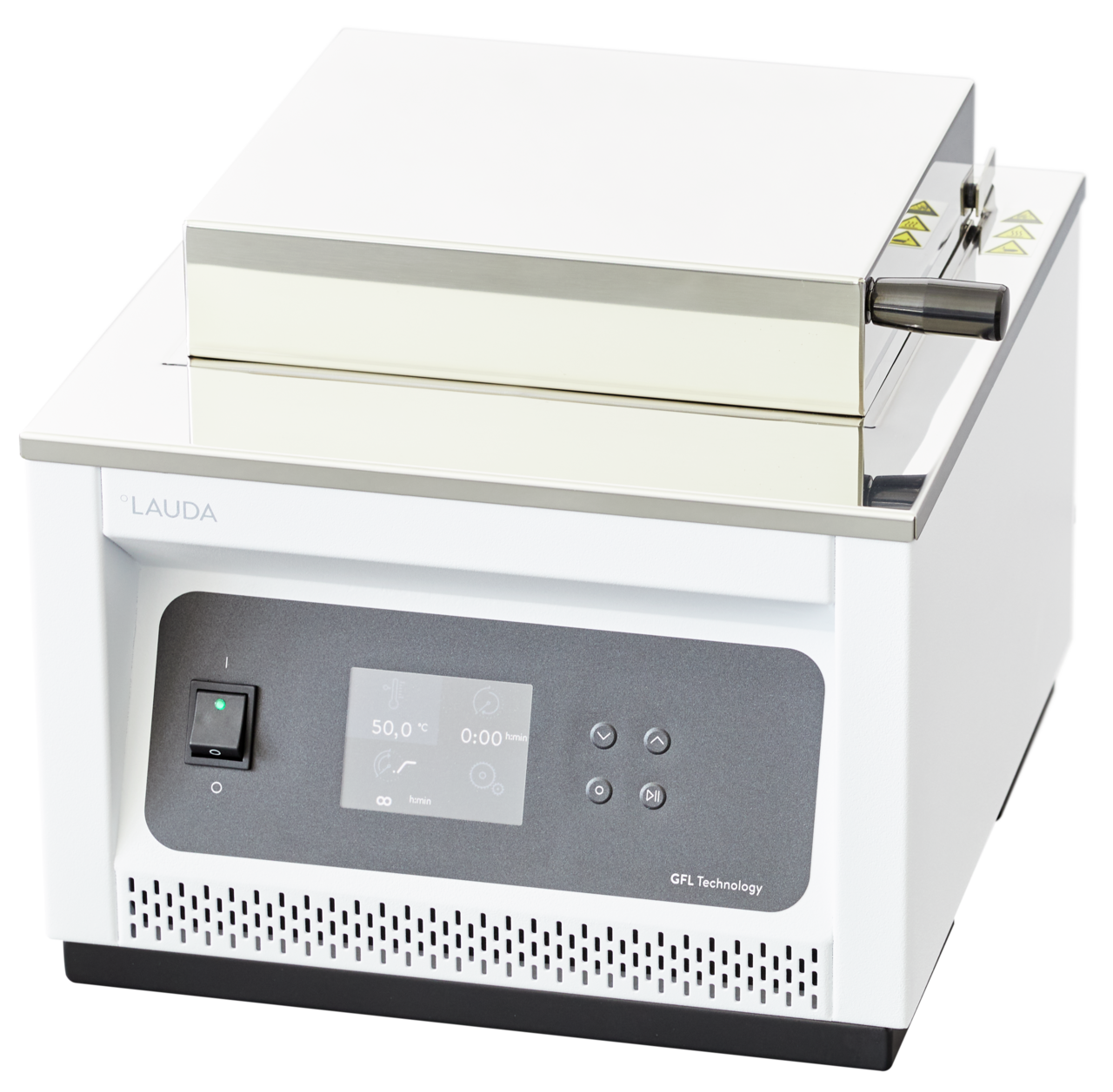LAUDA Hydro H 8 Wasserbad, 25 bis 100 °C, bis 7 Liter, Bad 245 x 200 mm, L002901, Produktansicht