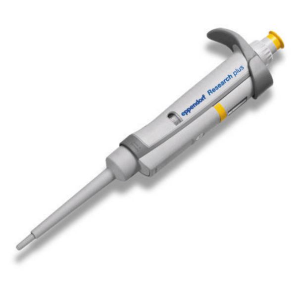 Eppendorf Pipette Research plus G, Einkanal, variabel, 2 - 20 µL, gelb, epT.I.P.S.-Box, 3123000039