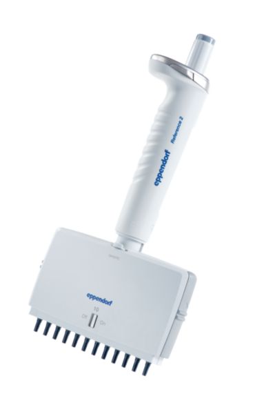 Eppendorf Pipette Reference 2 G, 12-Kanal, variabel, 0.5 - 10 µL, mittelgrau, 4926000026