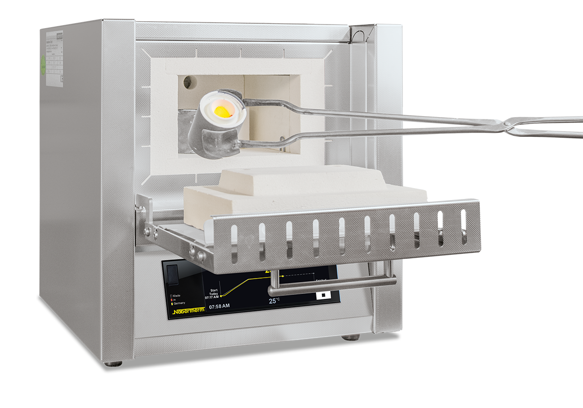 Nabertherm Muffelofen L 3/11, Tmax 1100 °C, 3 l Volumen, Klapptür, L-035K1ANL