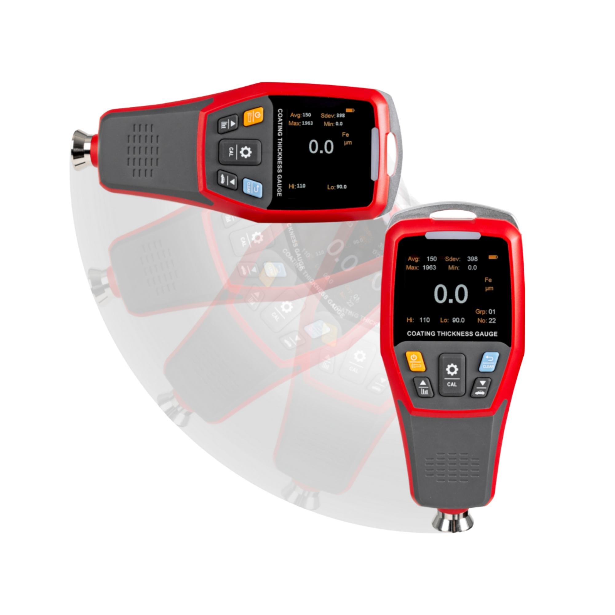 SAUTER JCT 100 Schichtdickenmessgerät, Fe / NFe Kombi-Sensor, interne Messzelle