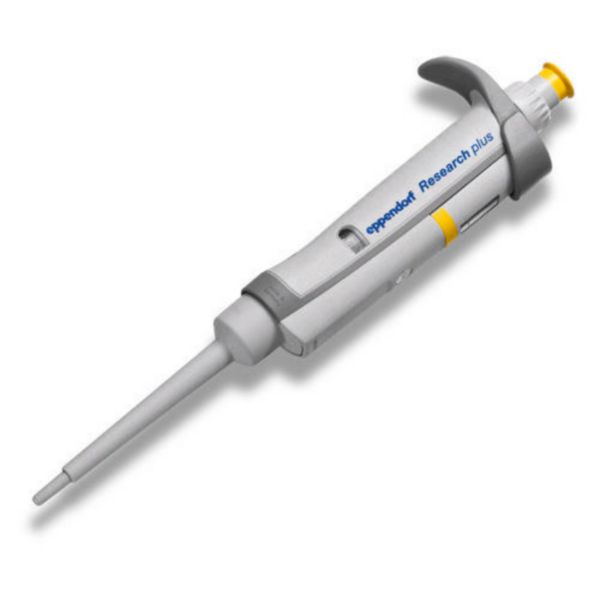 Eppendorf Research plus Einkanalpipette, variabel, 20-200 µL, gelb, 3123000055, Detailansicht