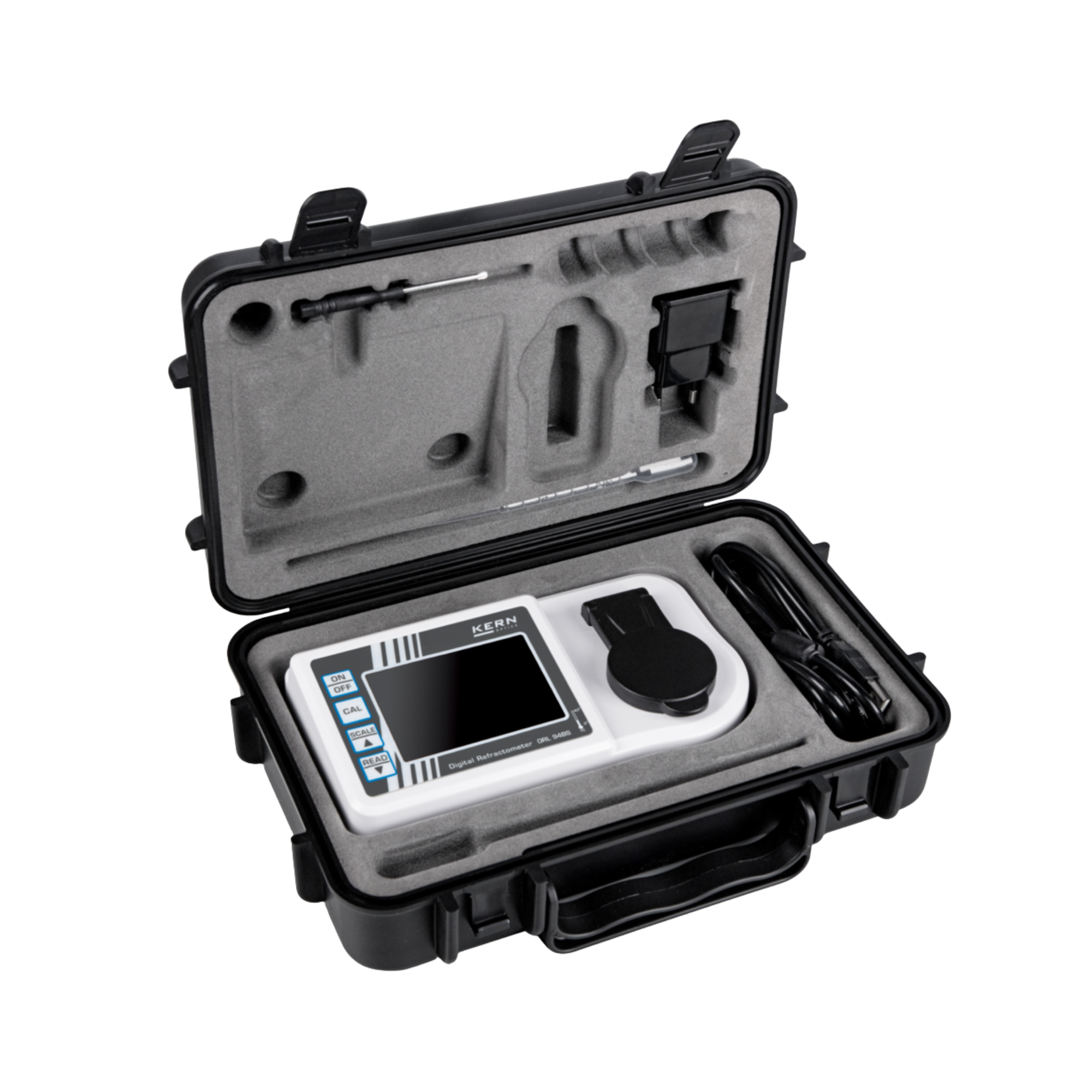 KERN ORL 94BS Digitales Premium-Refraktometer, Brix 0-94 %, nD, IP65