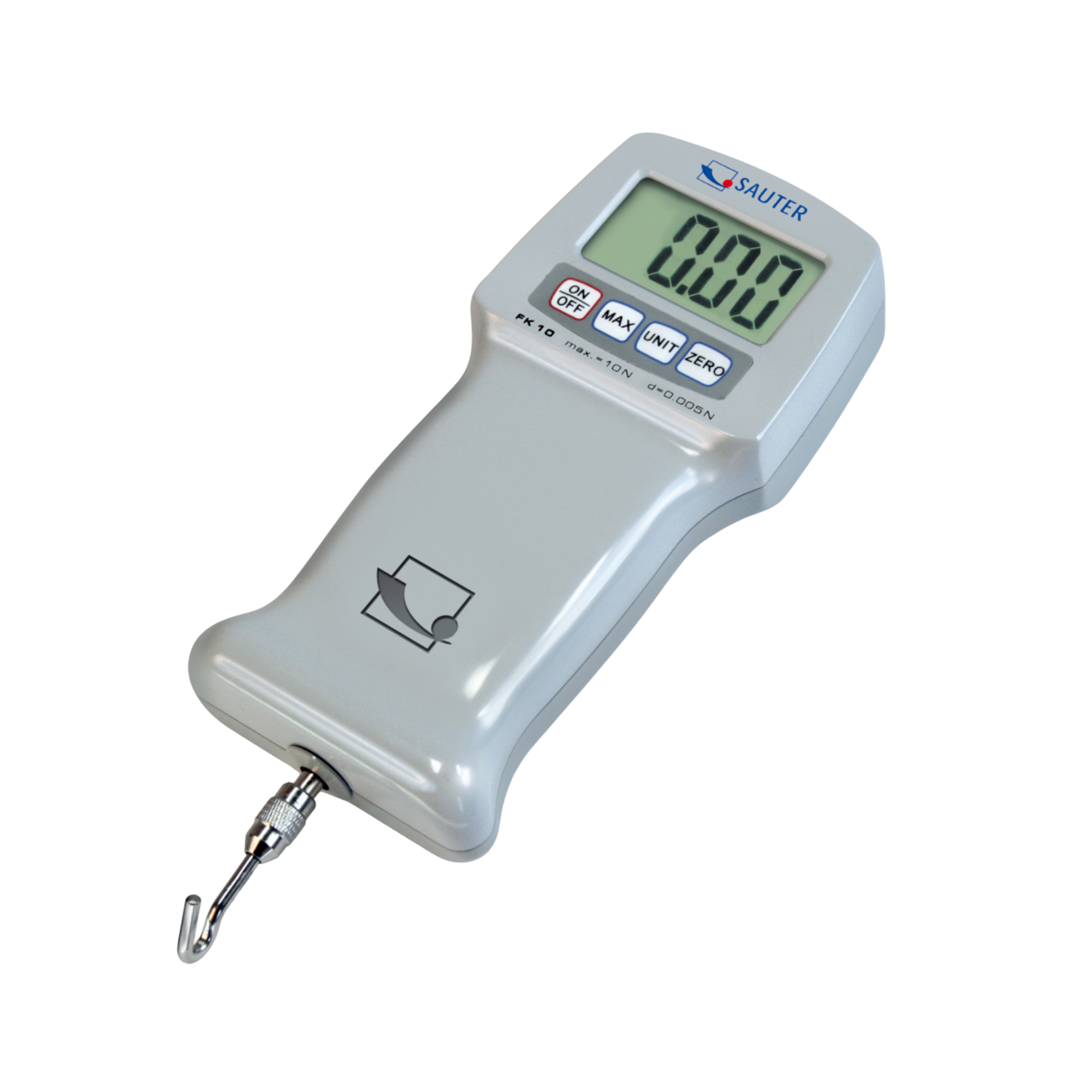 SAUTER FK 1K Digitales Kraftmessgerät, Zug- und Druckkraft, Max. 1000 N