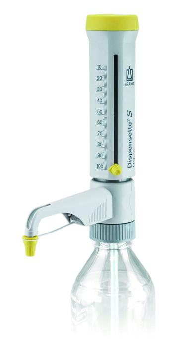 Brand Flaschenaufsatz-Dispenser, Dispensette® S, Organic, Analog, DE-M, 10-100 ml, ohne RDV, #4630170