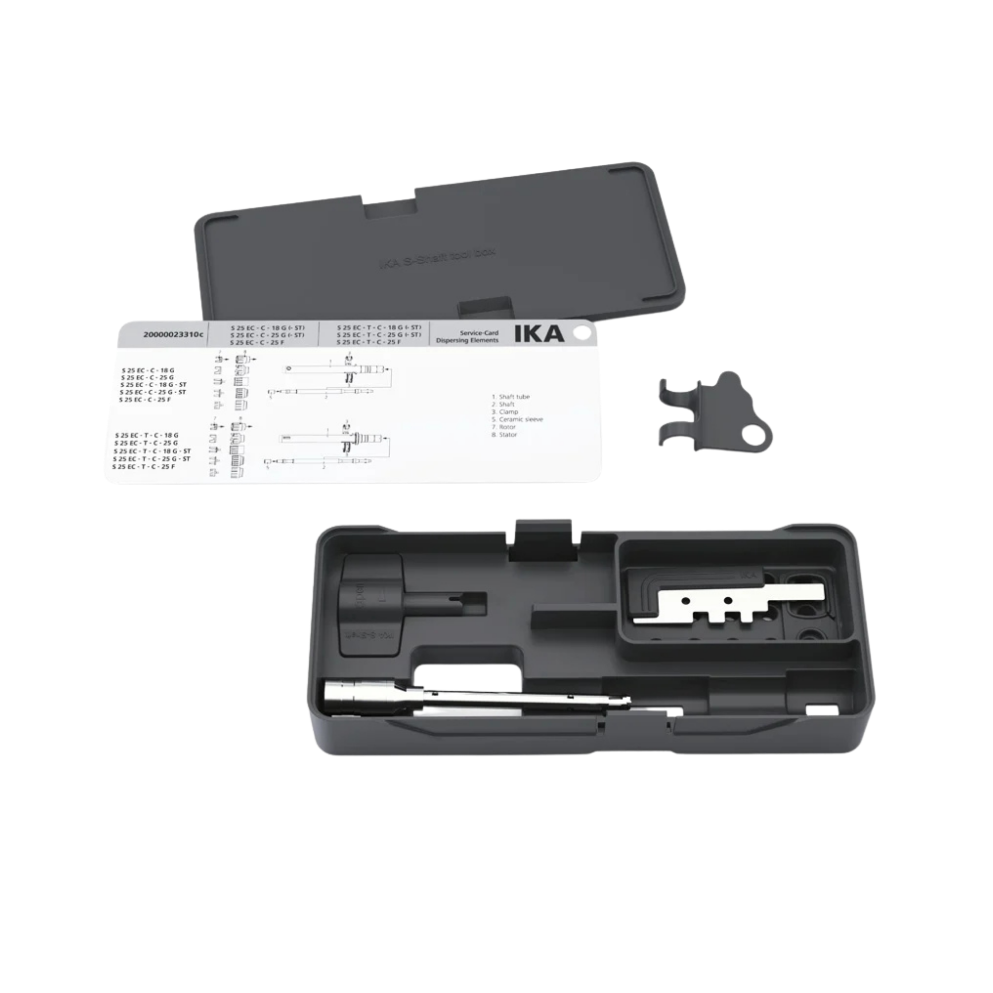 IKA S 25 N - 8 G - ST Dispergierwerkzeug, Sägezahn, Ø 8 mm, 1-50 ml, 0004446900