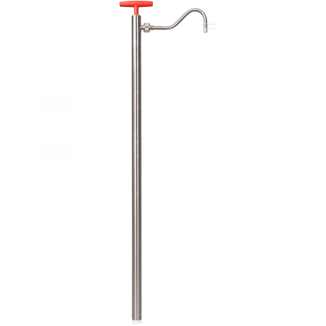 Bürkle Fasspumpe Edelstahl Auslaufbogen, 91 cm Eintauchtiefe, für Fässer bis 220 l, 5601-0800