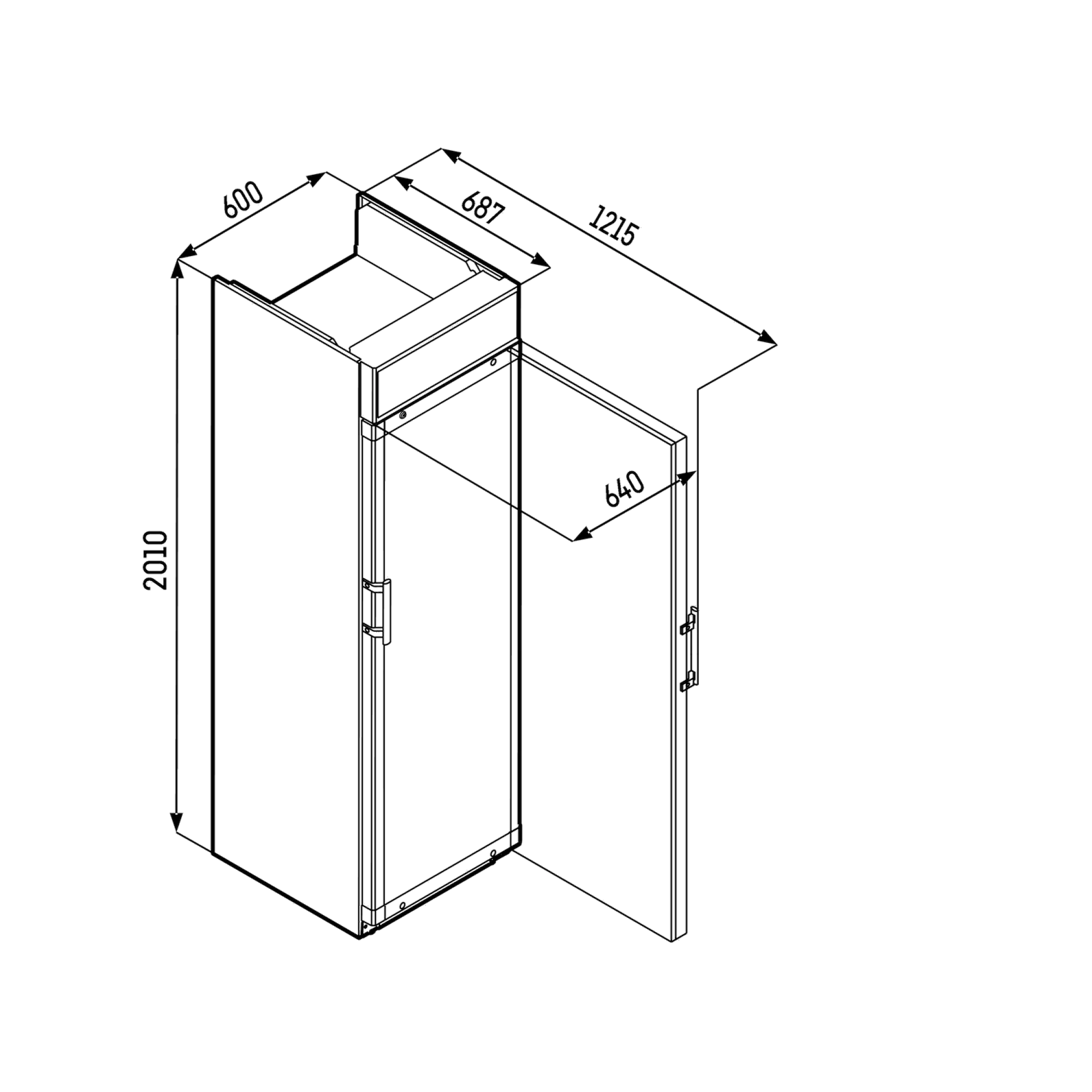 Liebherr FKDv 4213 Getränkekühlschrank, 385 Liter mit Glastür, Schwarz, 090926051