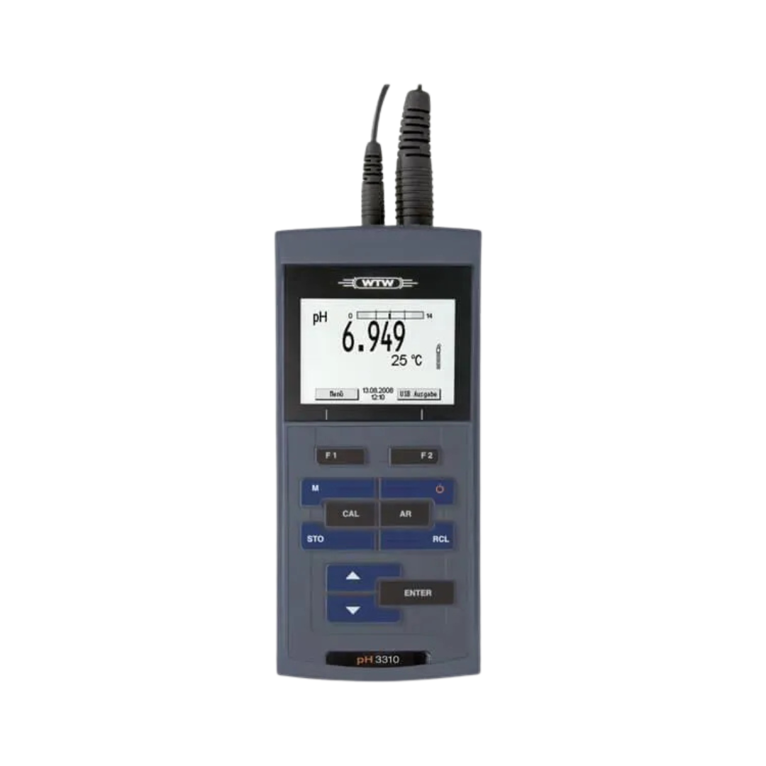 WTW ProfiLine pH 3310 Set 2 Taschen-pH-Meter (Logger & USB), 2AA312