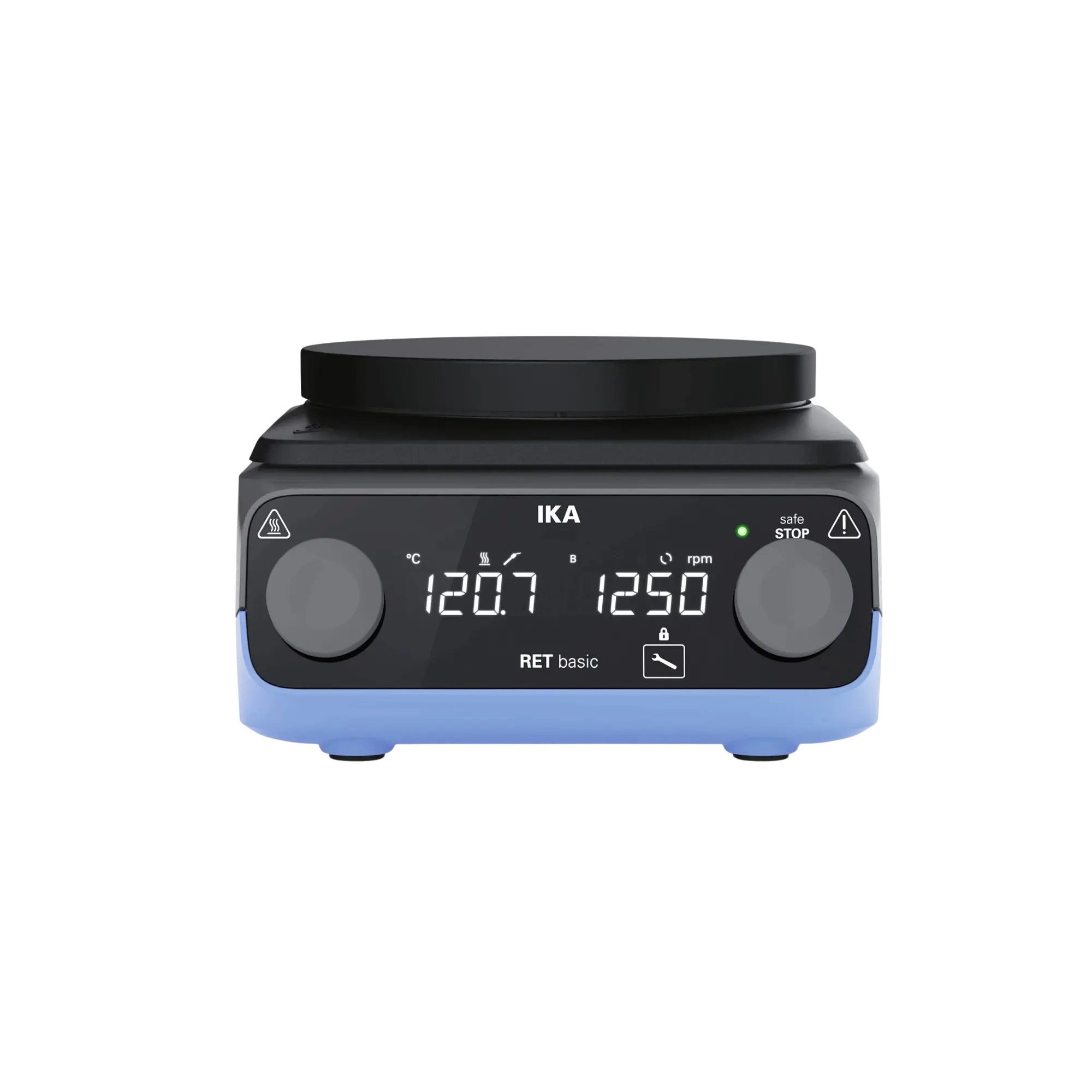 IKA Magnetrührer RET basic anodized mit Heizung, eloxierte Aluminium-Aufstellfläche, WLAN/LAN, 0020133787
